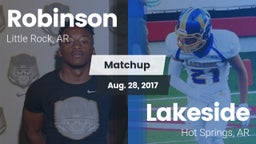 Matchup: Robinson  vs. Lakeside  2017
