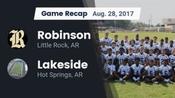 Recap: Robinson  vs. Lakeside  2017