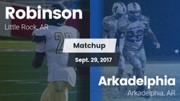 Matchup: Robinson  vs. Arkadelphia  2017