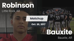 Matchup: Robinson  vs. Bauxite  2017