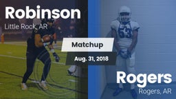 Matchup: Robinson  vs. Rogers  2018