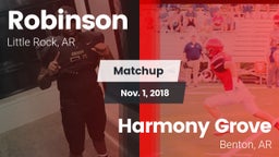 Matchup: Robinson  vs. Harmony Grove  2018