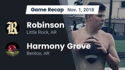 Recap: Robinson  vs. Harmony Grove  2018