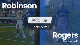 Matchup: Robinson  vs. Rogers  2019