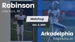 Matchup: Robinson  vs. Arkadelphia  2019
