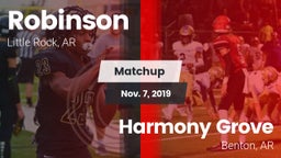 Matchup: Robinson  vs. Harmony Grove  2019