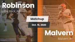 Matchup: Robinson  vs. Malvern  2020