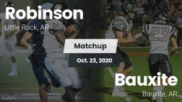 Matchup: Robinson  vs. Bauxite  2020