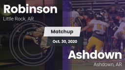 Matchup: Robinson  vs. Ashdown  2020