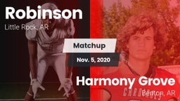 Matchup: Robinson  vs. Harmony Grove  2020