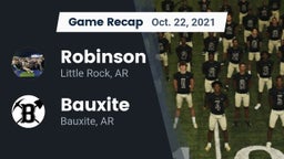 Recap: Robinson  vs. Bauxite  2021