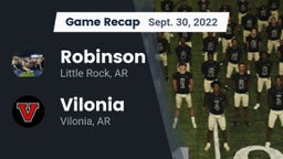 Recap: Robinson  vs. Vilonia  2022