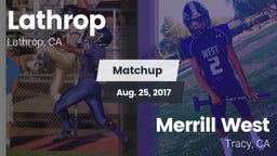 Matchup: Lathrop  vs. Merrill West  2017