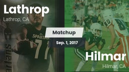 Matchup: Lathrop  vs. Hilmar  2017