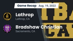 Recap: Lathrop  vs. Bradshaw Christian  2022