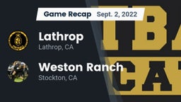Recap: Lathrop  vs. Weston Ranch  2022