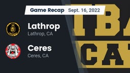 Recap: Lathrop  vs. Ceres  2022