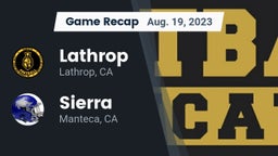 Recap: Lathrop  vs. Sierra  2023