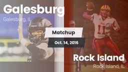 Matchup: Galesburg High vs. Rock Island  2016