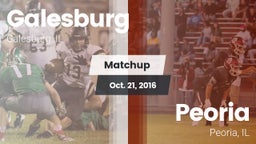 Matchup: Galesburg High vs. Peoria  2016