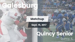 Matchup: Galesburg High vs. Quincy Senior  2017