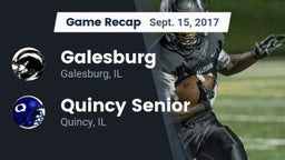 Recap: Galesburg  vs. Quincy Senior  2017