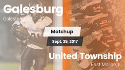 Matchup: Galesburg High vs. United Township 2017