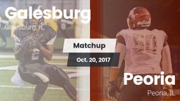 Matchup: Galesburg High vs. Peoria  2017