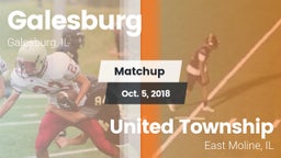 Matchup: Galesburg High vs. United Township 2018