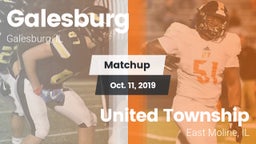 Matchup: Galesburg High vs. United Township 2019