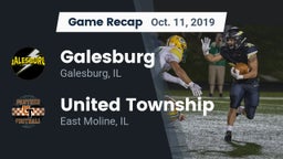 Recap: Galesburg  vs. United Township 2019