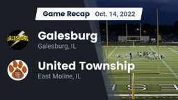Recap: Galesburg  vs. United Township 2022