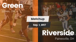 Matchup: Green  vs. Riverside  2017