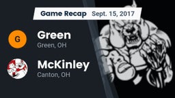 Recap: Green  vs. McKinley  2017