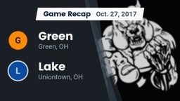 Recap: Green  vs. Lake  2017