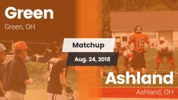 Matchup: Green  vs. Ashland  2018