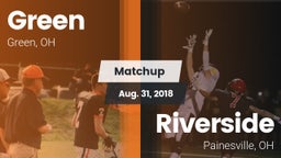 Matchup: Green  vs. Riverside  2018