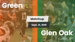 Matchup: Green  vs. Glen Oak  2018