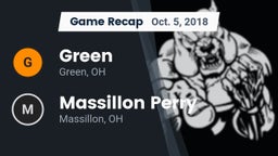Recap: Green  vs. Massillon Perry  2018