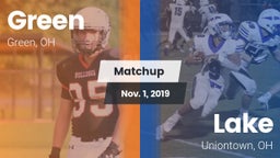 Matchup: Green  vs. Lake  2019