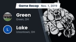 Recap: Green  vs. Lake  2019