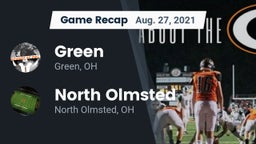 Recap: Green  vs. North Olmsted  2021