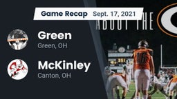 Recap: Green  vs. McKinley  2021