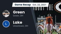 Recap: Green  vs. Lake  2021