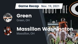 Recap: Green  vs. Massillon Washington  2021