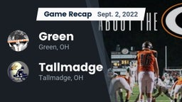 Recap: Green  vs. Tallmadge  2022