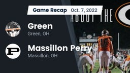 Recap: Green  vs. Massillon Perry  2022