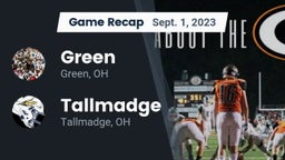 Recap: Green  vs. Tallmadge  2023