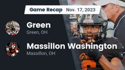 Recap: Green  vs. Massillon Washington  2023