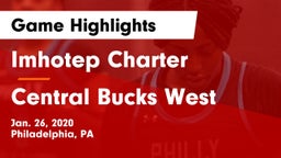 Imhotep Charter  vs Central Bucks West  Game Highlights - Jan. 26, 2020